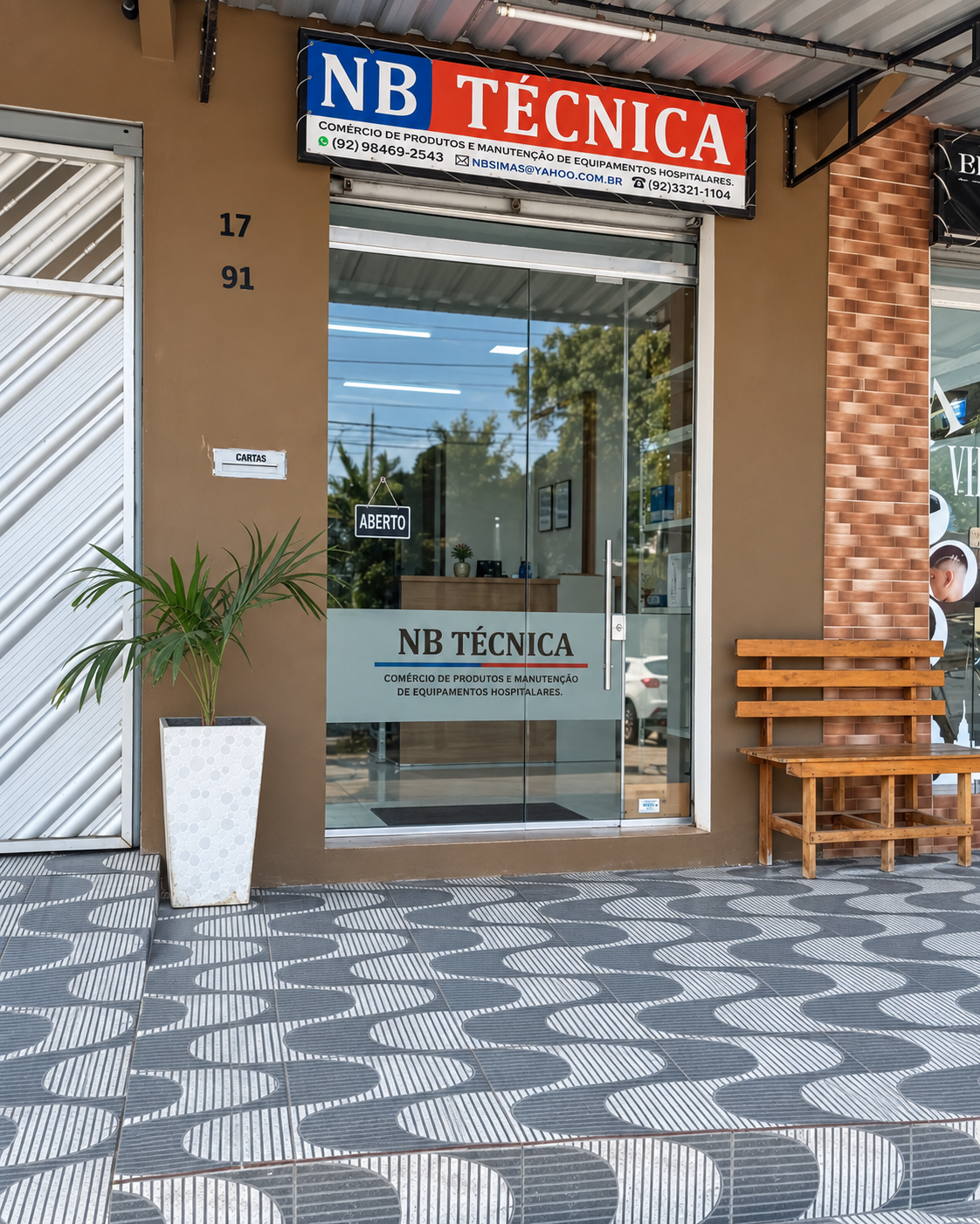 Fachada da NB Técnica em Manaus